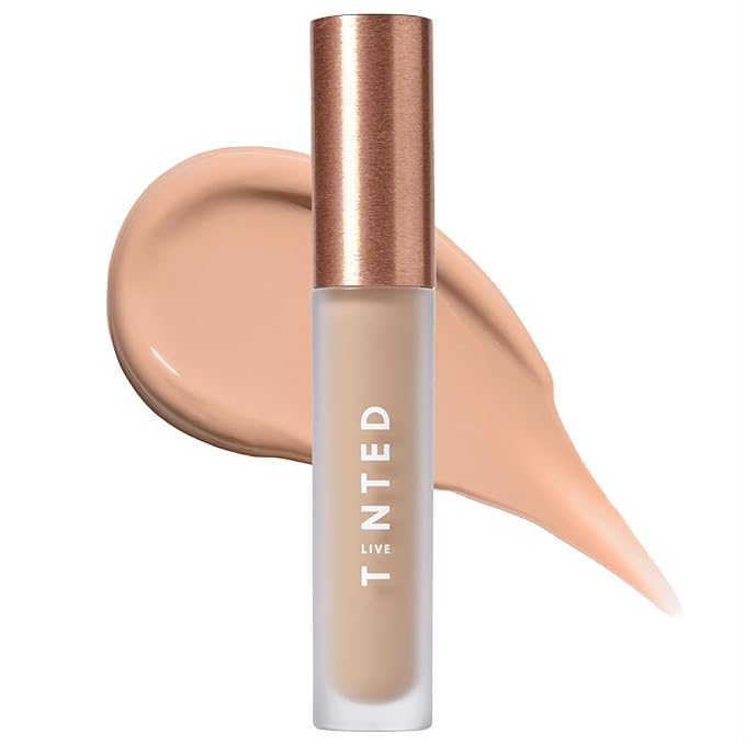 Live Tinted Hueskin Serum Concealer - Medium-to-Full Coverage Concealer with Niacinamide, & Hyaluronic Acid for Dark Circles, Fine Lines & Wrinkles, Buildable Long-Lasting Formula, 0.35 oz Shade 14