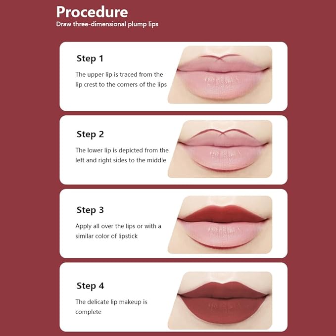 Matte Calligraphy Liquid Lip Liner Lipstick Pencil, Nude Pink Long-Lasting Transfer-Proof Lip Stain, Lightweight Lipstick, Sheer Buildable Color, Fades to a Natural Wash of Colors