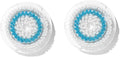 Brush Head Replacement Compatible with Clarisonic Mia 1, Mia 2, Mia Fit, 2 Pack, Deep Pore Facial Cleansing Replacement Head