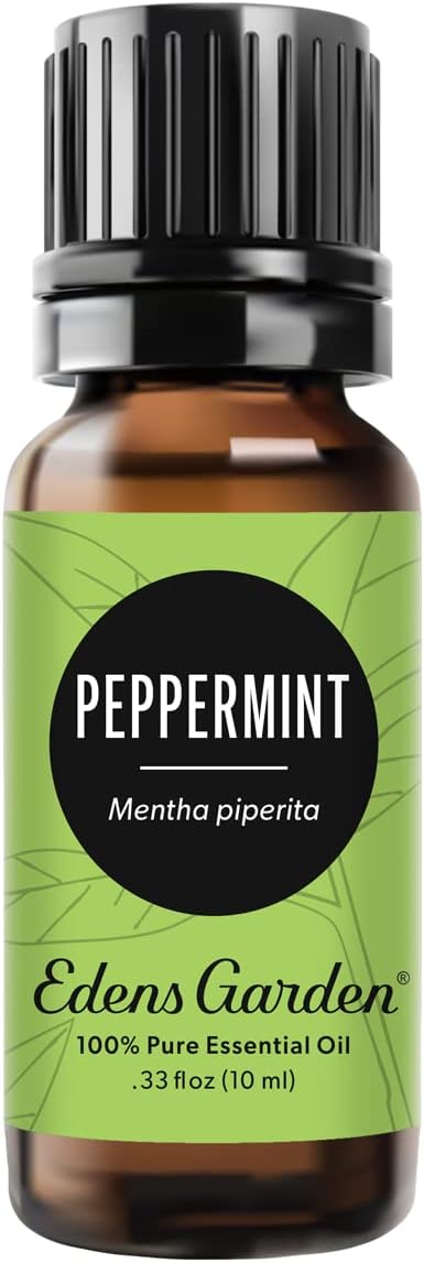 Edens Garden Peppermint Essential Oil- 100% Pure Premium Grade, Undiluted, Natural, Therapeutic, Aromatherapy, The Best for Diffuser, Candle, Laundry, Hair 10 ml (.33 fl oz)