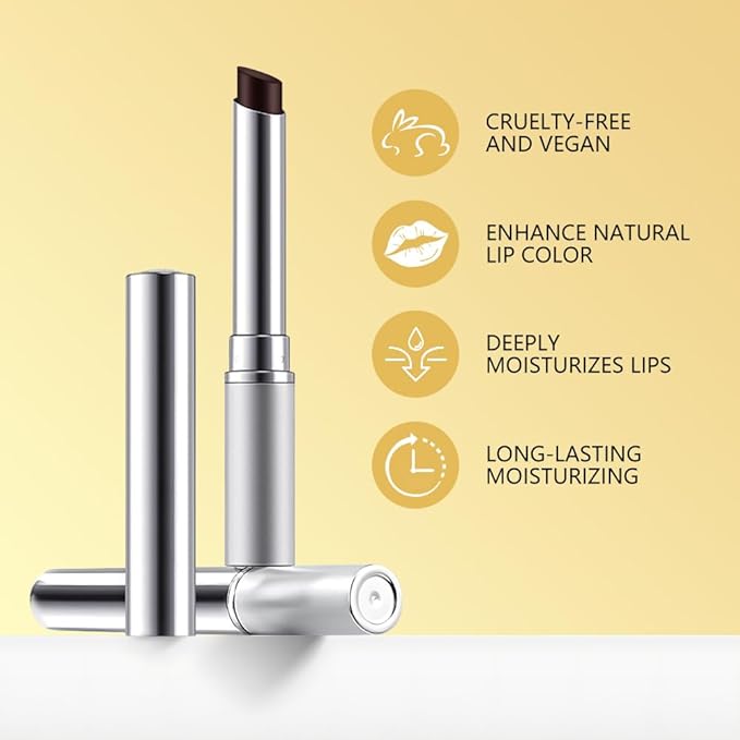 2Pcs Honey Lipstick Tinted Lip Balm, Sheer Hydrating Lip Stain for All Skin Tones, Natural Lightweight Lips Gloss Makeup for Women, Vegan & Cruelty-Free