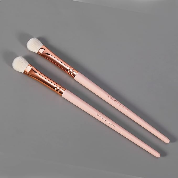 Natural Goat Hair Eyeshadow Brush, Large Smudge Eye Shadow Brush, Shader Eye Shadow Brushes, Single Natural Hair Makeup Brush, Single Eyeshadow Blending Brush.
