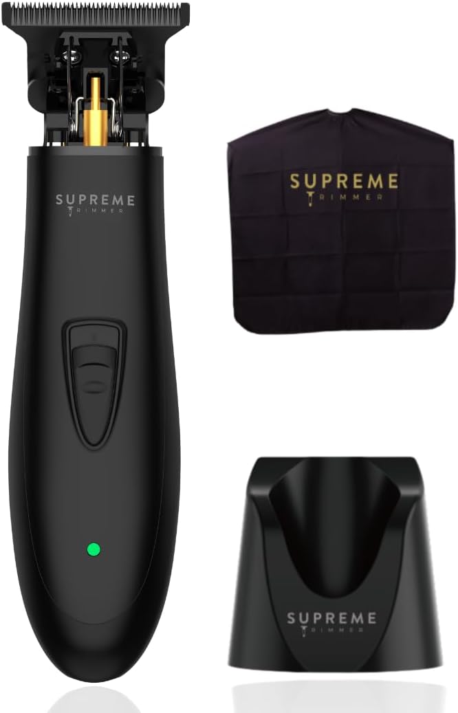 Supreme Trimmer Professional T Shaper ST5206 – Cordless Hair & Beard Liner for Men | Zero-Gap Precision Edger Clippers | Quiet, Lightweight, Long Battery Life | Barber & Home Use