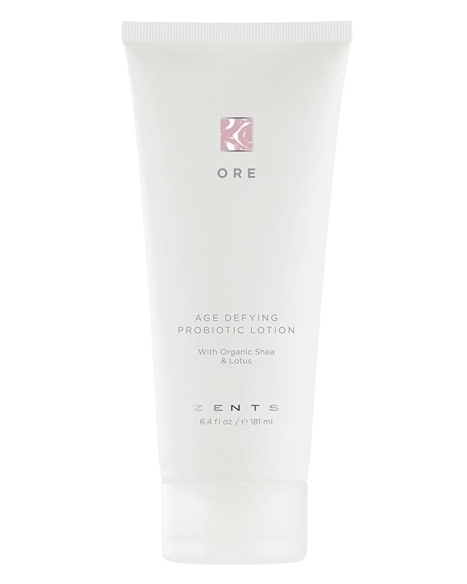 Zents Age-Defying Probiotic Body & Hand Lotion (Ore) | Moisturizing Lotion with Hyaluronic Acid & Organic Shea Butter | Nourishes & Hydrates Skin | 6.4 fl oz