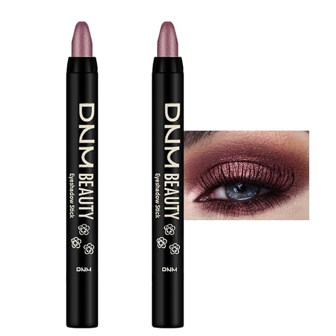 evpct 2Pcs Cream Eyeshadow Sticks Set for Eyes Waterproof, Orchid Shimmer Matte Eye shadow Stick Pencil Pen Bulk sombras en crema para ojos 26+26