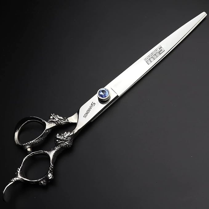 Purple Professional Hairdressing Scissors Hairdresser Hairstylist Cutting Hair & Thinning Hairdressing Scissor (9 inch flat)
