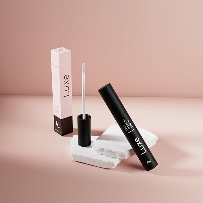 Eyebrow Serum - Brow Serum for Ticker, Longer and Fuller Brows - Visible Results after 4 weeks - Restore Natural Grow and Reduces Hair Loss - Vegan and Cruelty-free Formula - Luxe Cosmetics
