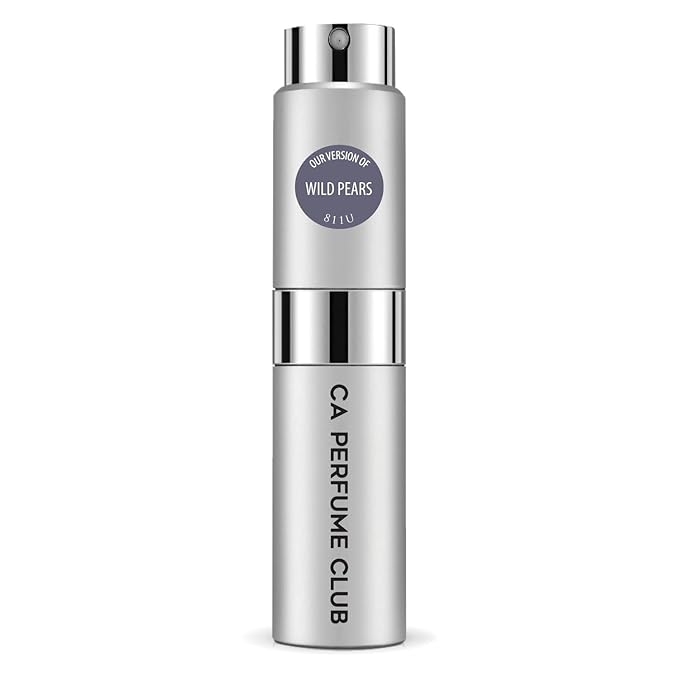 CA Perfume Impression of Wild Pears for Women and Men Aromatic Fruity Scent Long Lasting Unisex Fragrance Eau De Parfum Travel Size Refillable Atomizer Spray 0.27 Fl Oz 8ml