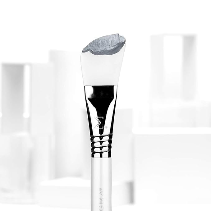 Sigma Beauty S01 Clay/Mud Mask Skincare Brush – Silicone Skincare Tool for Applying Skincare Products to Face and Skin, Face Mask Brush Applicator for Mud and Clay Masks (1 Pc)