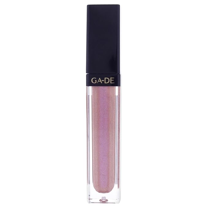 GA-DE Crystal Lights Lip Gloss, 805 - Enriched with Light-Reflecting Crystal Pearls - Smooth Silky, Rich Color - Moisturizes and Adds Shine - 0.2 oz
