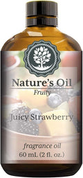 Juicy Strawberry Fragrance Oil (60ml) For Diffusers, Soap Making, Candles, Lotion, Home Scents, Linen Spray, Bath Bombs, Slime