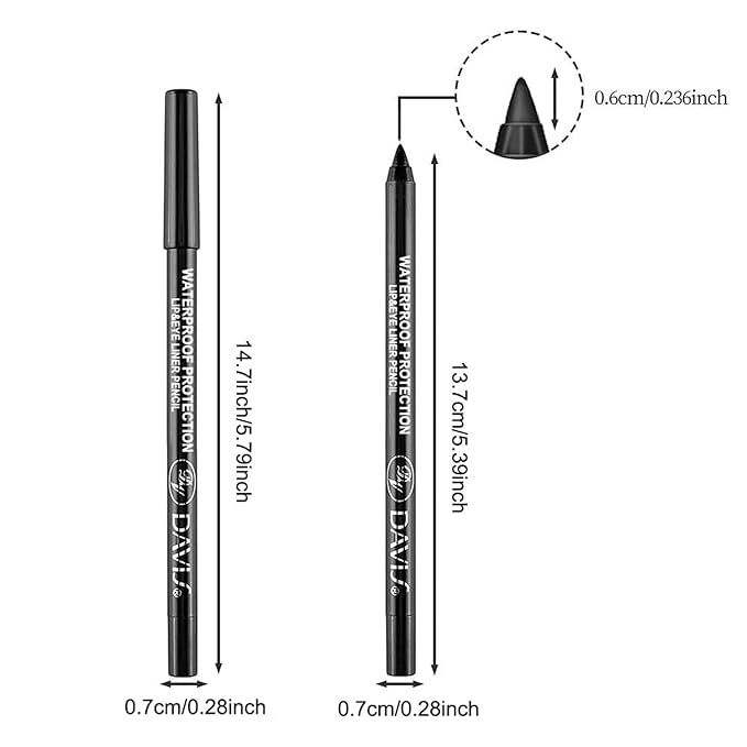 3 Colorful Eyeliner Pen Set, Eye Shadow Pencil, Pearl Eyeliner Kit Metallic Glitter Colored Eye liner for Women Eye&Lip Liner Professional Waterproof Eye Makeup(3PCS E)