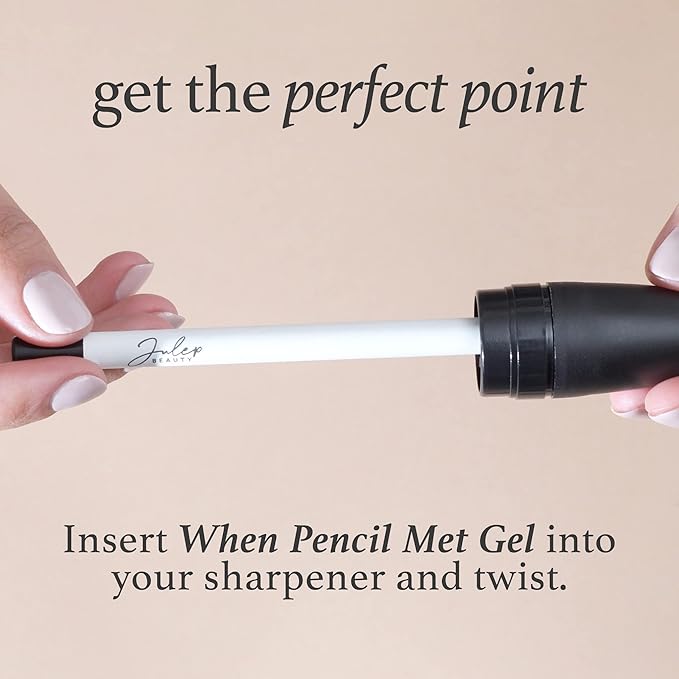 Julep When Pencil Met Gel Sharpenable Multi-Use Longwear Eyeliner Pencil - Rose Pink Shimmer - Transfer-Proof - High Performance Liner
