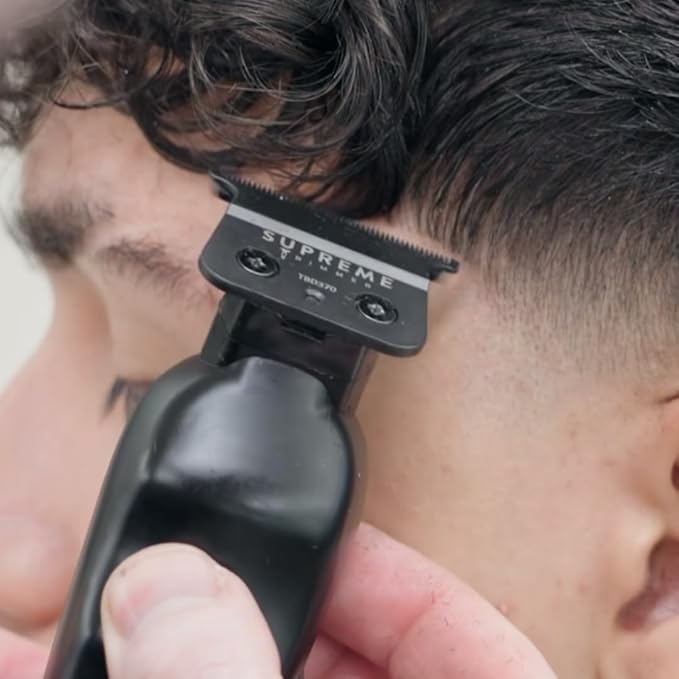 Supreme Trimmer Vader ST3778 – Professional Cordless Barber Liner | 210 Min Runtime, 7000 RPM Motor, Zero Gap DLC T-Blade, USB-C Fast Charging | Beard, Hair & Body
