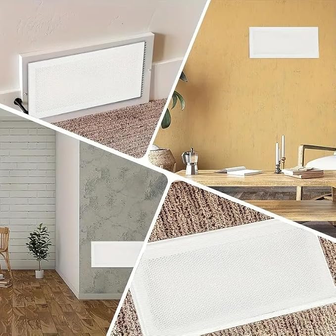 6-Pack White Magnetic Vent Covers 5.5x12 Inch - Image 6