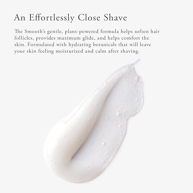 Caldera + Lab The Smooth Certified, Vegan, Exfoliating & Organic Shaving Elixir with Antioxidant Botanicals