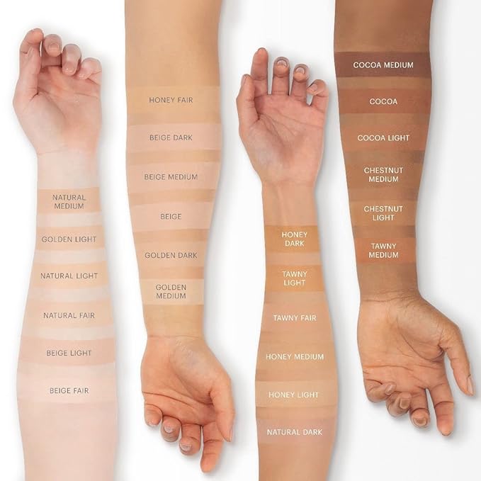 Glo Skin Beauty Pressed Base Powder Foundation Makeup (Tawny Fair) - Flawless Coverage for a Radiant Natural, Second-Skin Finish