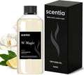 Scentia W Magic Hotel Diffuser Refill Oil Inspired by W Signature Hotel - 500 mL 16.9 fl oz - Fragrance Oil Blend Bergamot, Lemongrass & Jasmine for HVAC Diffuser - Thanksgiving & Holiday Gift