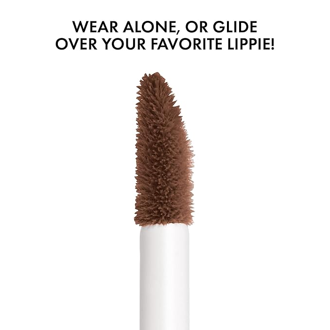 NYX PROFESSIONAL MAKEUP Butter Gloss Brown Sugar, Non-Sticky Lip Gloss - Fudge Me (Warm Brown) (Pack of 2)