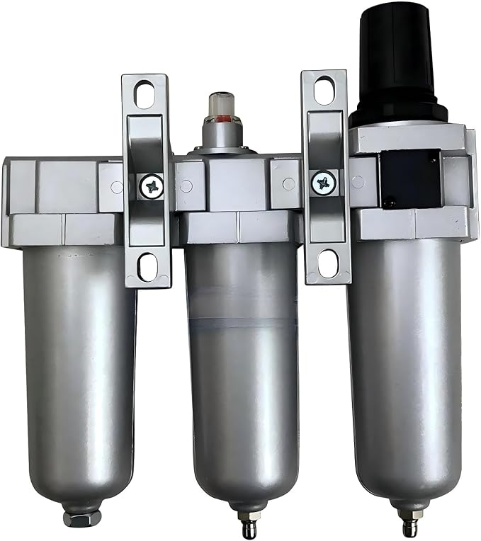 1/2" NPT Heavy Duty Compressed Air Filter Regulator Coalescing Dsiccant Dryer - Image 4