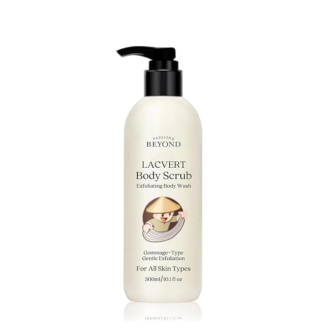 BEYOND Lacvert Body Scrub Peeling Gel (Original, 10.1fl oz) - Body Wash & Shower Gel for Gentle Exfoliation & Home Spa. Korean Daily Skin Care. Gommage-Type for Smooth,