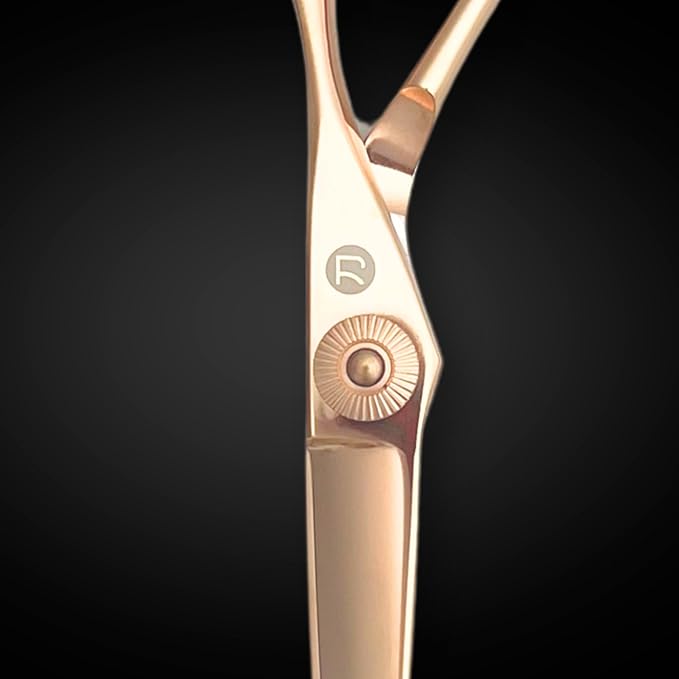 Gold Hair Shears Set for Professional Hair Cutting - Scissors and Thinning Shears - Saki Shears Tsuru