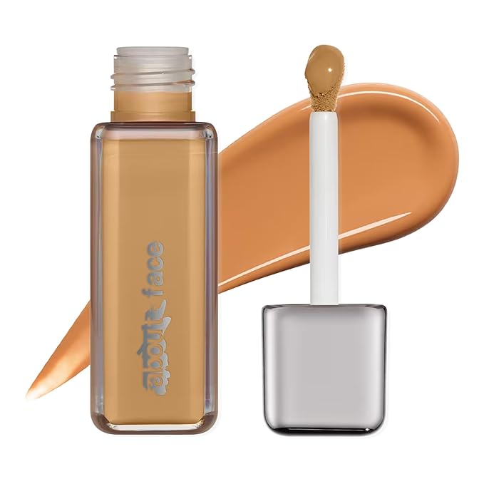 about-face THE PERFORMER Skin-Focused Foundation MD1Neutral – Medium Coverage, Long-Wear, Breathable & Buildable Base – Clean, Vegan, Hydrating Formula with Blue Agave & Chlorella – 1.08oz