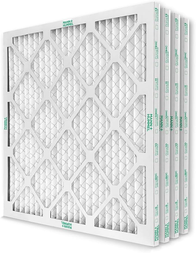 Mann+Hummel 18x20x1 MERV 8 Pleated HVAC AC Furnace Air Filters. 4 Pack. by MannHummel