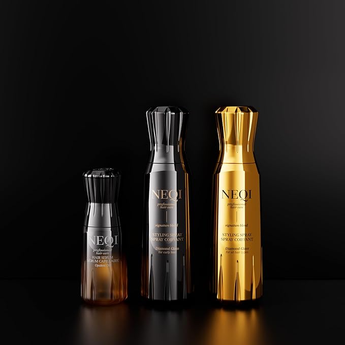 neqi - OPULENT OIL Hair Serum 75ml – Rich Hair Oil Serum for Shine & Heat Protection, For All Hair Types, Ultimate Finish, Moisturizing, Made in Italy