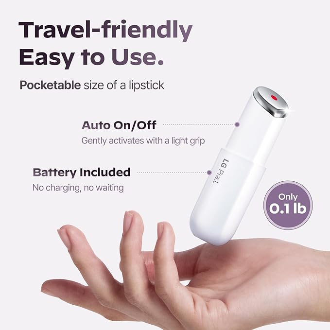 Superform Galvanic Booster Mystic White, 1min booster for ageless skin, anti-aging and firming pocket booster, glow on the go, Korean skincare, Gift, Stocking Stuffers for Women
