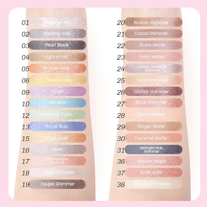 Kaely 2in1 Cream Eye Shadow Brightener Sticks for Eyes, Pencil Eyeshadow Applicator Stick Waterproof Pigmented, Eye Shadow Palette Highlighter Makeup, sombras para ojos, 05 Bronze Gold Shimmer