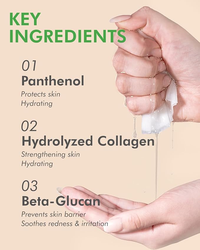 DERMAL Herb Collagen Essence Facial Mask Sheet 23g Pack of 10 - Skin Clear and Purifying, Pore Tightening, Calming for Oily Skin, Daily Skin Treatment Solution Sheet Mask