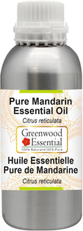 Greenwood Essential Pure Mandarin Essential Oil (Citrus reticulata) Steam Distilled 1250ml (42.2 oz)