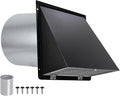 10 Inch Wall Vent Cover, Exhaust Vent Hooded Wall Vent by JYINCPED