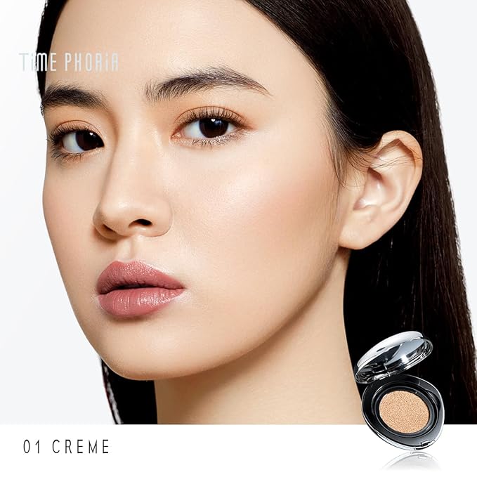 TIMELESS LUMINA MATTE PERFECTION CUSHION | Full Coverage, Weightless, Skin fit, Velvety Matte Finish, Oil-Control Waterproof Fondation, Sweatproof Flawless BB Cream CC (01 CREME)