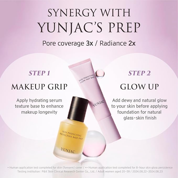 Skin Perfecting Glow Prep Base (1.01 fl oz) – Lightweight Primer with Niacinamide, Vitamin E & Fermented Green Tea, Silicone-Free Formula for Smooth, Radiant, and Long-Lasting Skin Finish