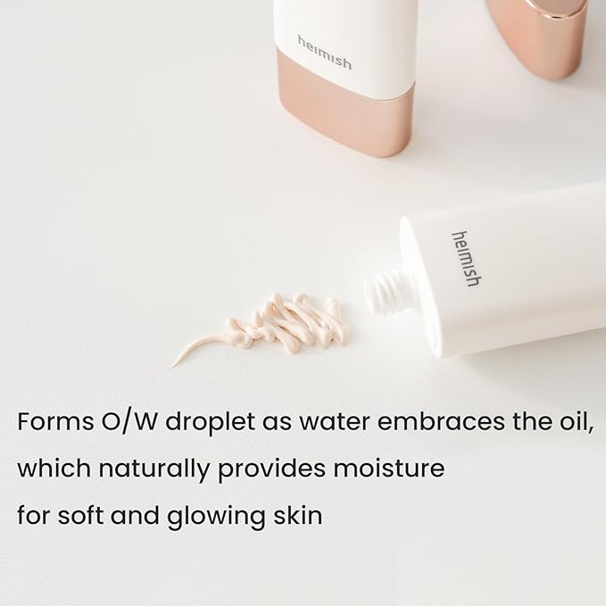 HEIMISH Artless Glow Base 1.35fl.oz/40ml, Multipurpose Makeup Base, Primer, Highlighter, Tone Up Sunscreen for face, Lightweight, Non-greasy, Hydrating, Natural Finish with SPF 50+ PA++++