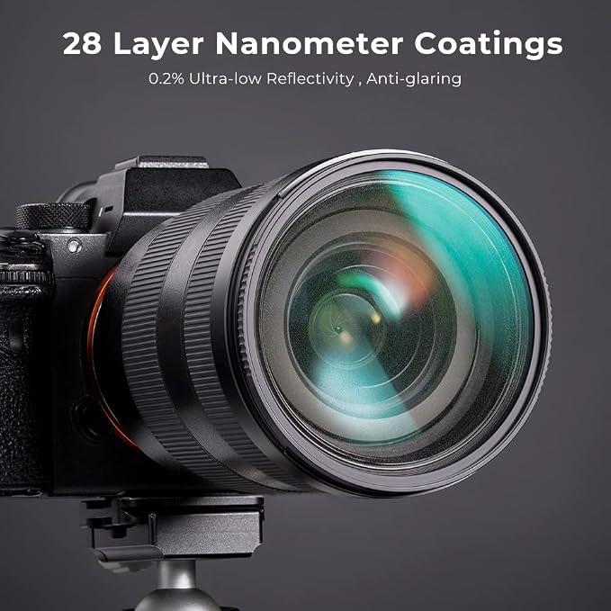 K&F CONCEPT 49mm Black Diffusion 1/2 Filter Mist Cinematic Effect Lens Filter - Image 3