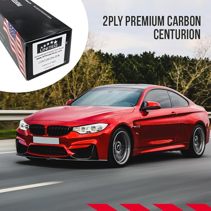 United Professional Window Film – Centurion 2Ply High Performance Carbon Film Superior UV Protection (50%, COMBO-PACK-40/20 (40+20Inchx100Ft))