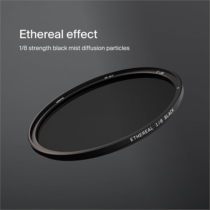 Urth 43mm Magnetic Ethereal Black Mist ⅛ Diffusion Lens Filter - Image 2