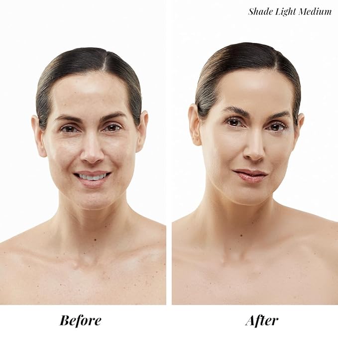 MagicMinerals AirBrush Foundation Set by Jerome Alexander – 3pc Set Includes Primer, Foundation and Kabuki Brush - Spray Makeup with Anti-aging Ingredients for Smooth Radiant Skin (Dark)