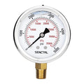 SENCTRL 5000 Psi Glycerin Liquid Filled Hydraulic High Pressure Gauge, 2.5" by senctrl