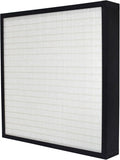 20x20x4 Mini-Pleat Synthetic Panel Air Filter – 4” – Box Plastic Frame – MERV by AccuraFil