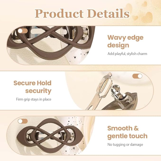 Vintage French Barrette Hair Clips, Hair Barrettes Hair Accessories for Women Girls, Elegant Retro Non Slip Clip with Classic Design Thick to Thin, Stylish Accessories Hair (Color Mixing B, 4PCS)