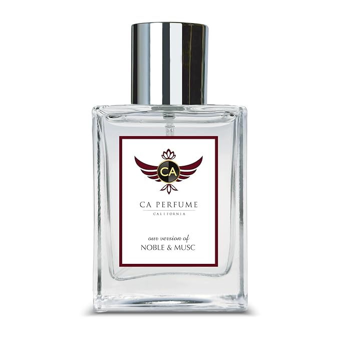 CA Perfume Impression of Noble & Musc for Women and Men Long Lasting Unisex Fragrance Eau De Parfum 1.7 Fl Oz 50ml