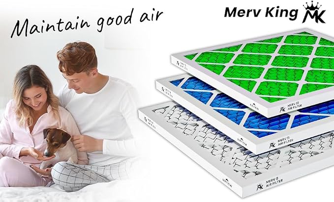 MervKing 20x20x2 Air Filter Actual Size: 19.7" x 19.7" x 1.75" MERV 8 MPR - Image 7