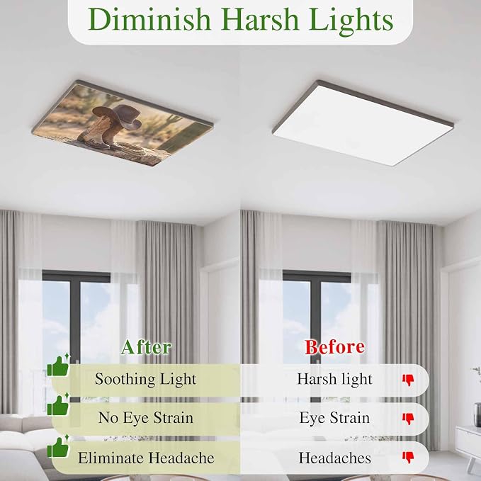 4 Pack Fluorescent Light Cover, Cowboy Western Light Covers - Image 6