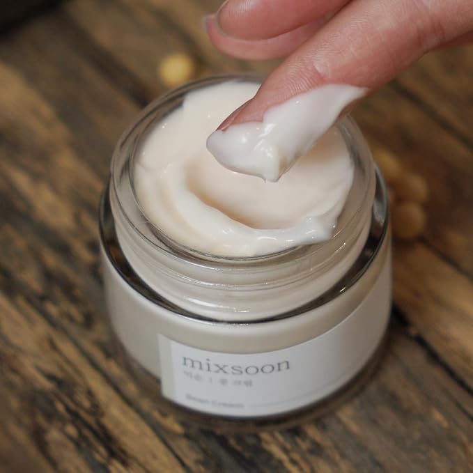 mixsoon Bean Cream - Intensive Moisture Face Cream For Smooth, Nourished Skin, Pore & Sebum Care - Korean Skincare For Glass Skin - Non-stick (1.69 fl.oz / 50ml)