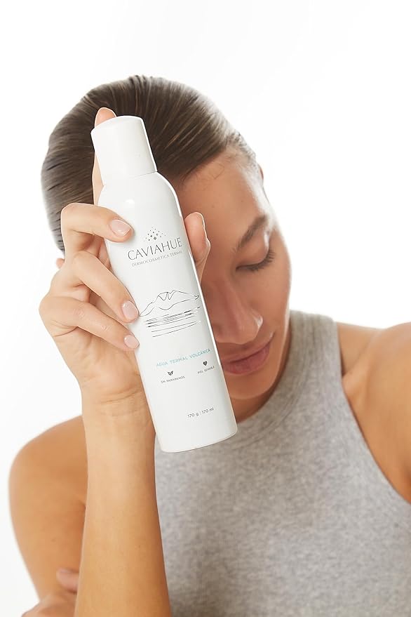 Caviahue Thermal Volcanic Water Spray, Calming and Refreshing Facial Mist Spray for Sesitive Skin, Pack 3 units 5.74 Fl Oz