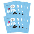 FACETORY K Beauty Face Mask Skin Care - LET'S TALK DETOX PURIFYING Sheet Mask with Charcoal & Volcanic Ash | Pore Refining Charcoal Face Mask (10 Pack)